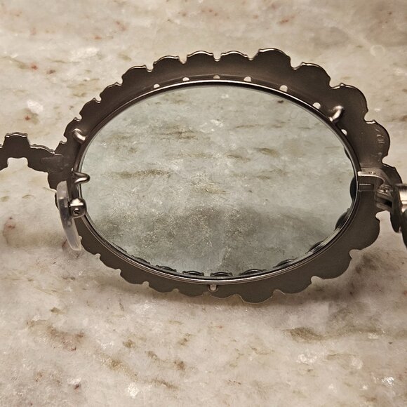 RARE GUCCI HOLLYWOOD FOREVER OVERSIZED OVAL EMBELLISHED CRYSTAL SUNGLASSES